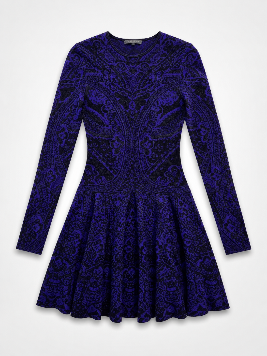 Alexander McQueen purple and black dress