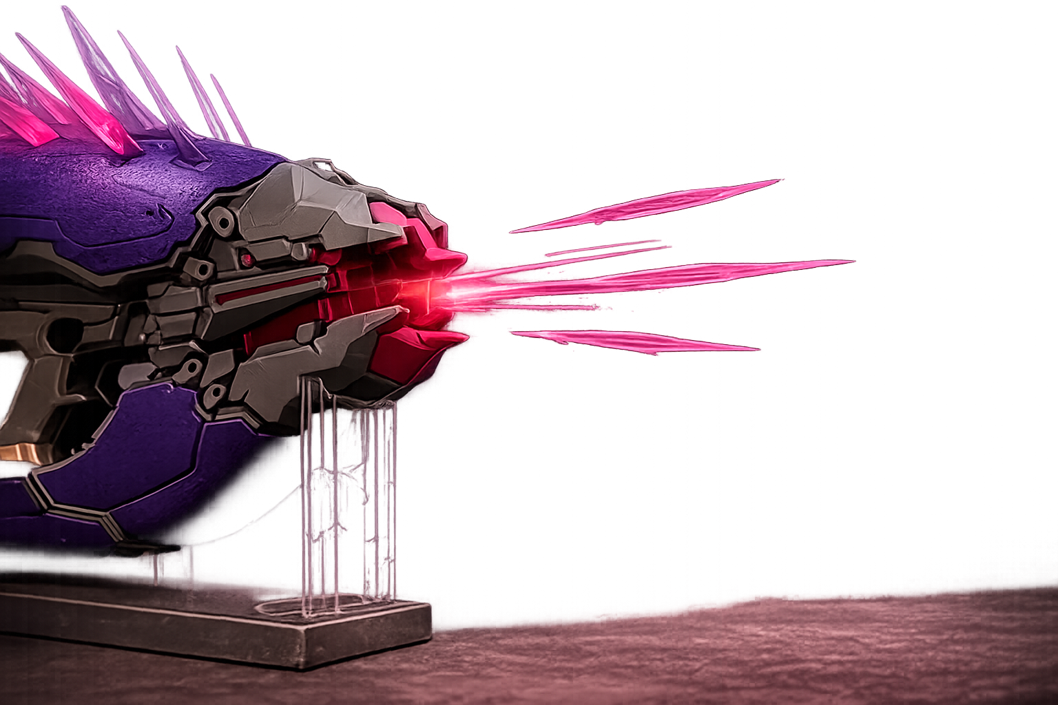 Nerf Halo Needler firing action