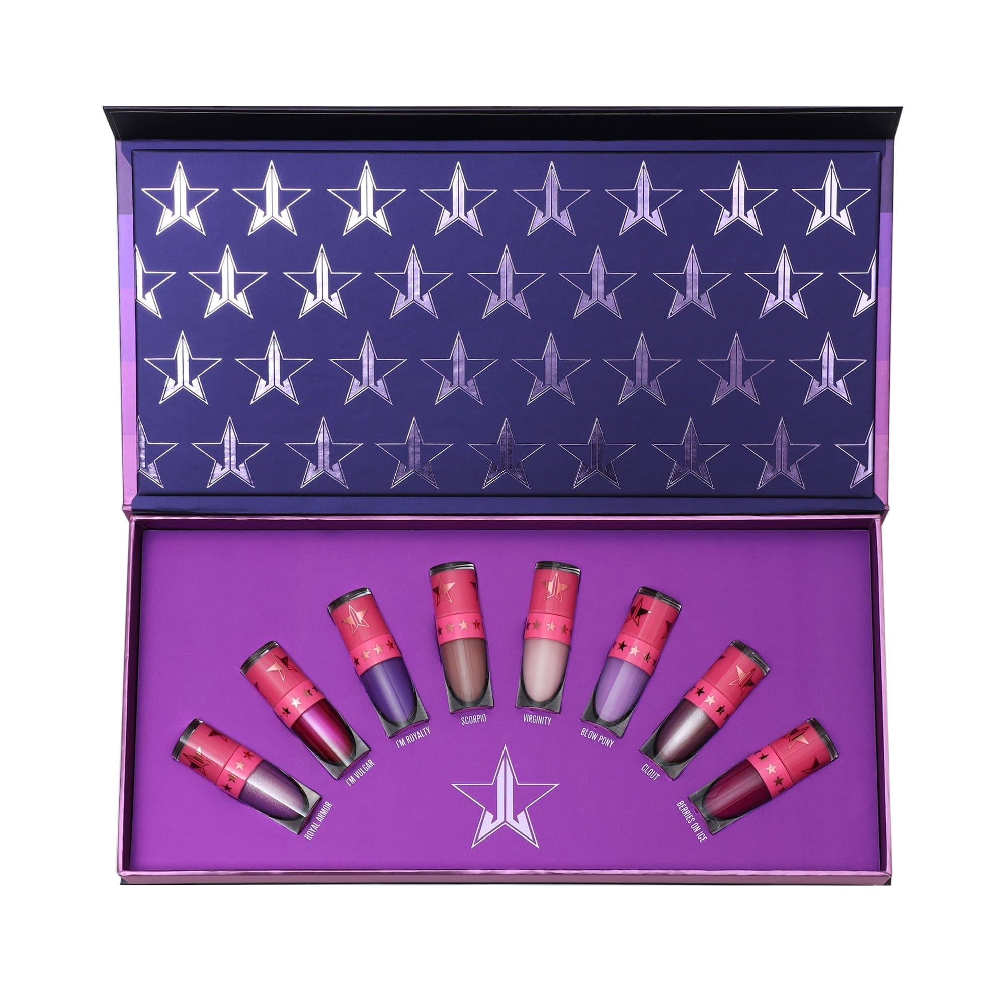 Jeffree Star Queen Bitch Mini Purple Velour Liquid Lipstick Bundle
