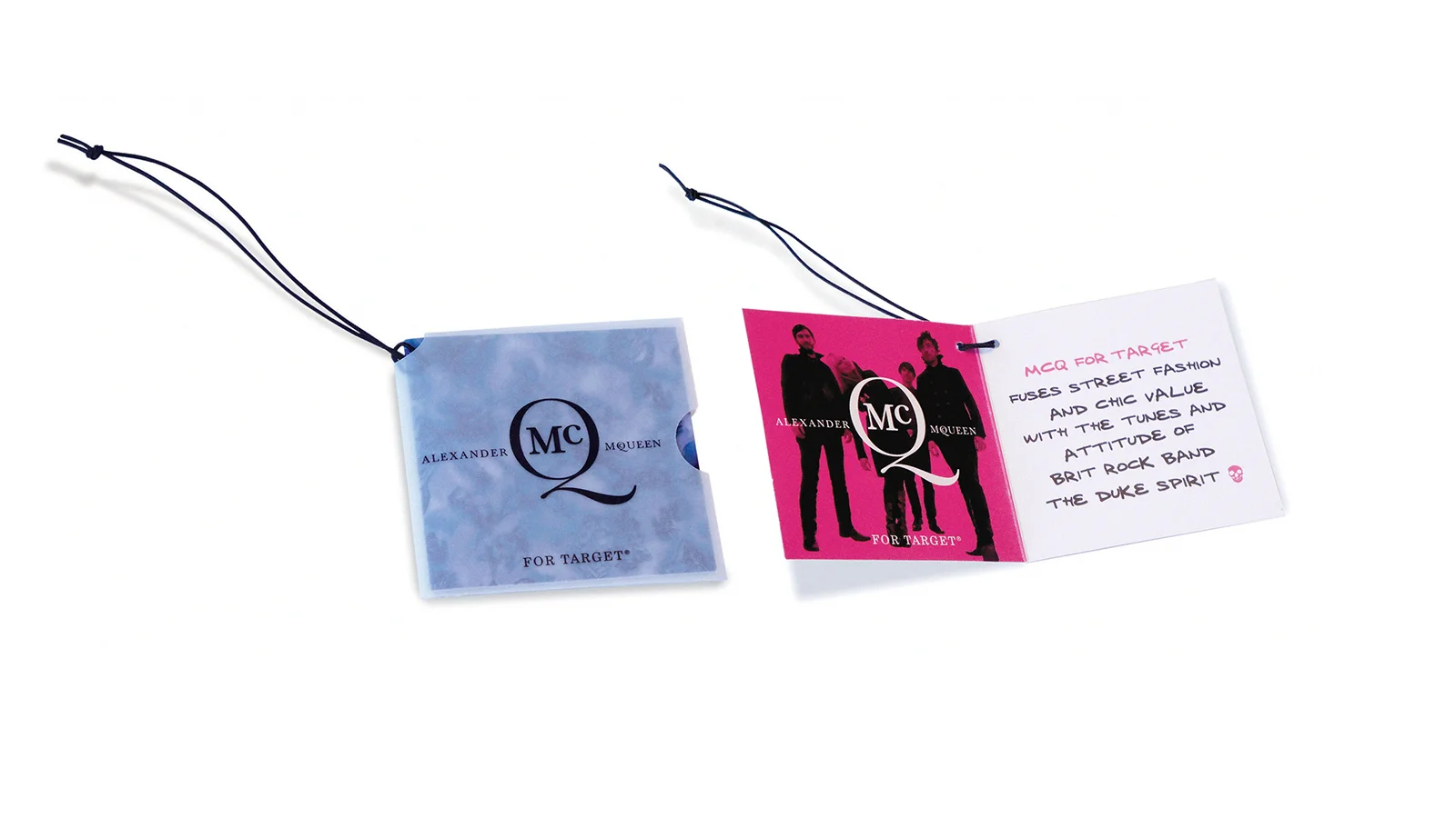 McQ Alexander McQueen for Target hangtag