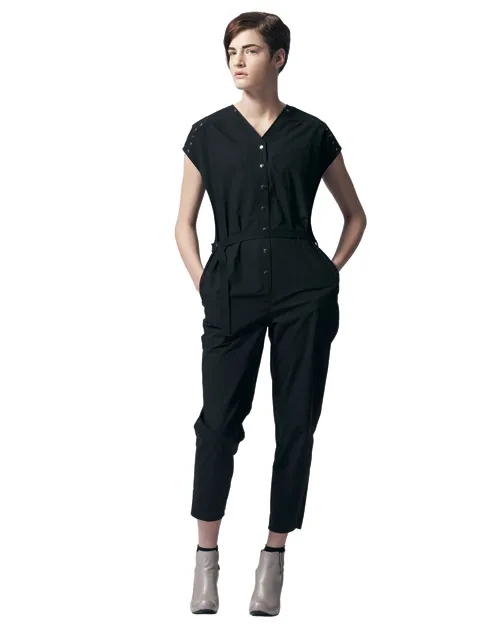 McQ Target black jumpsuit