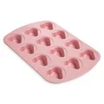 Paris Hilton 12 Cup Mini Heart Muffin Pan Pink