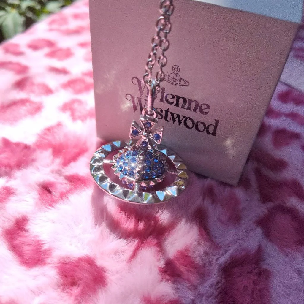 Vivienne Westwood Mayfair Large Orb Pendant Tanzanite