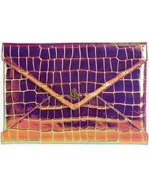 Vivienne Westwood purple copper clutch